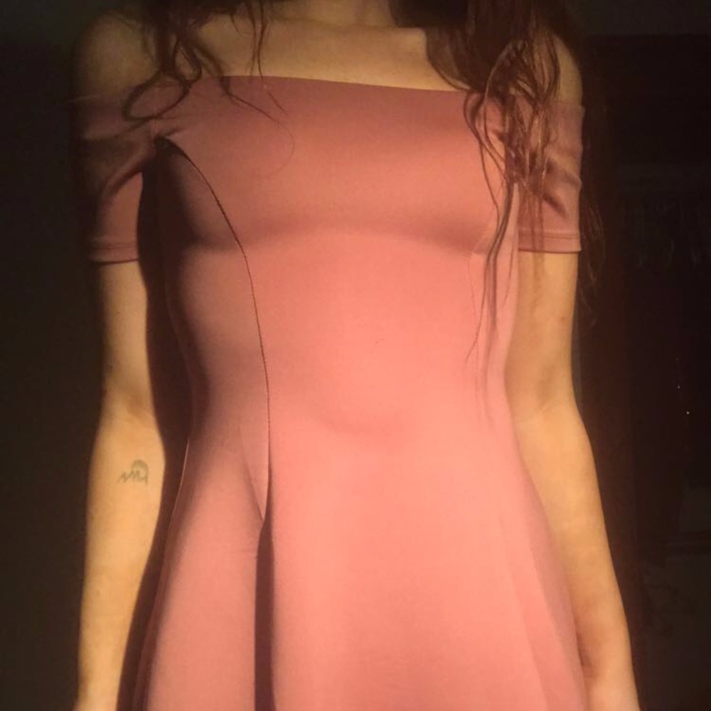 pink skater dress - Picture 1 of 2